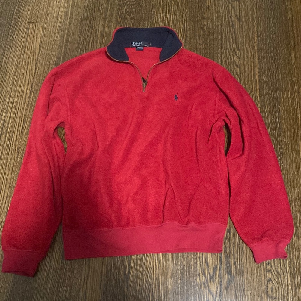 Ralph Lauren vintage red fleece